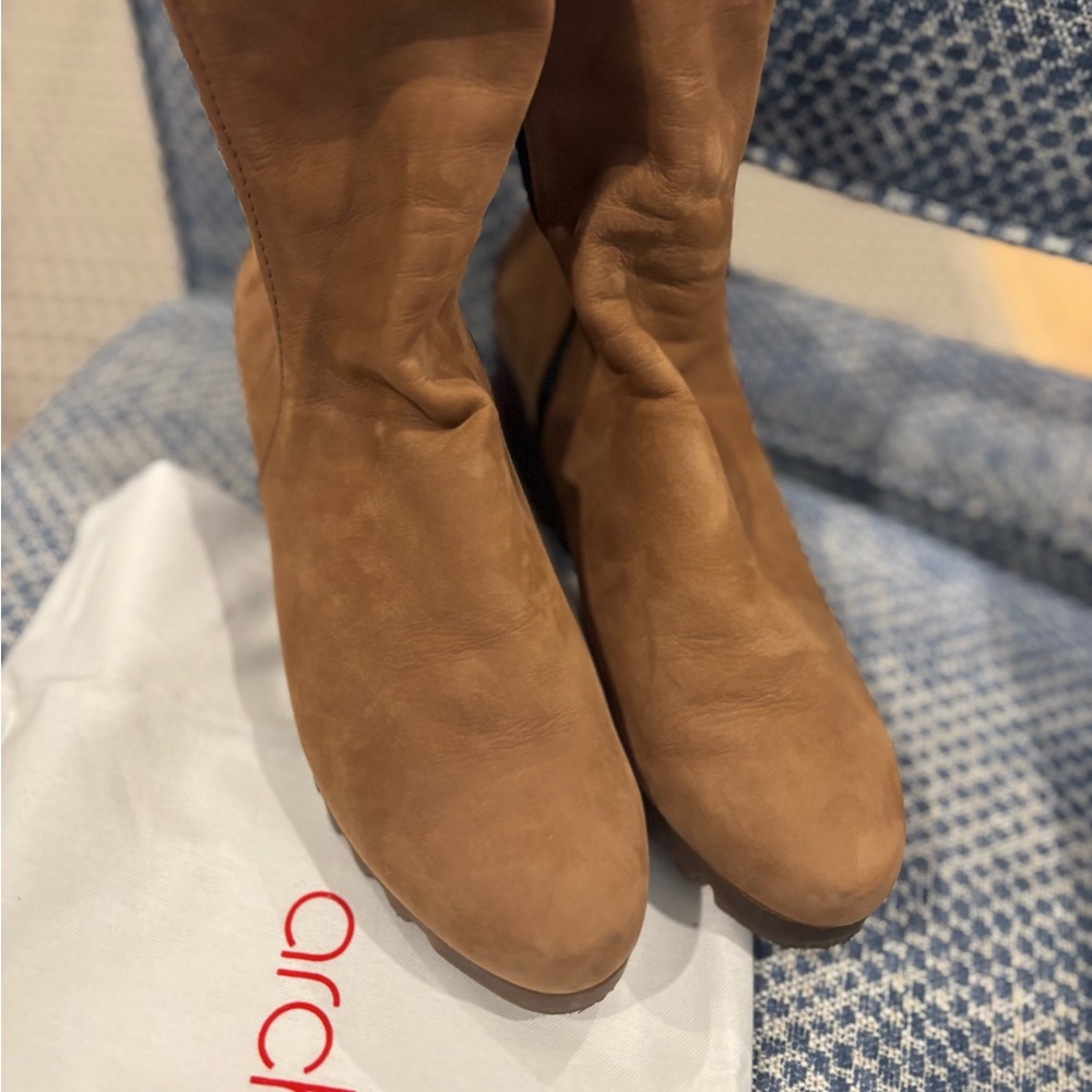 Arche Larazo wedge boots Havana Brown 37 - Picture 8 of 10